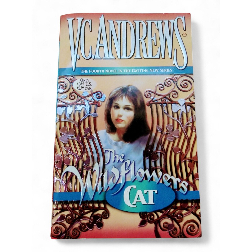 Cat Wildflowers # 4 1999 PB V.C. Andrews 1st Pocket Vtg Gothic YA Therapy Drama